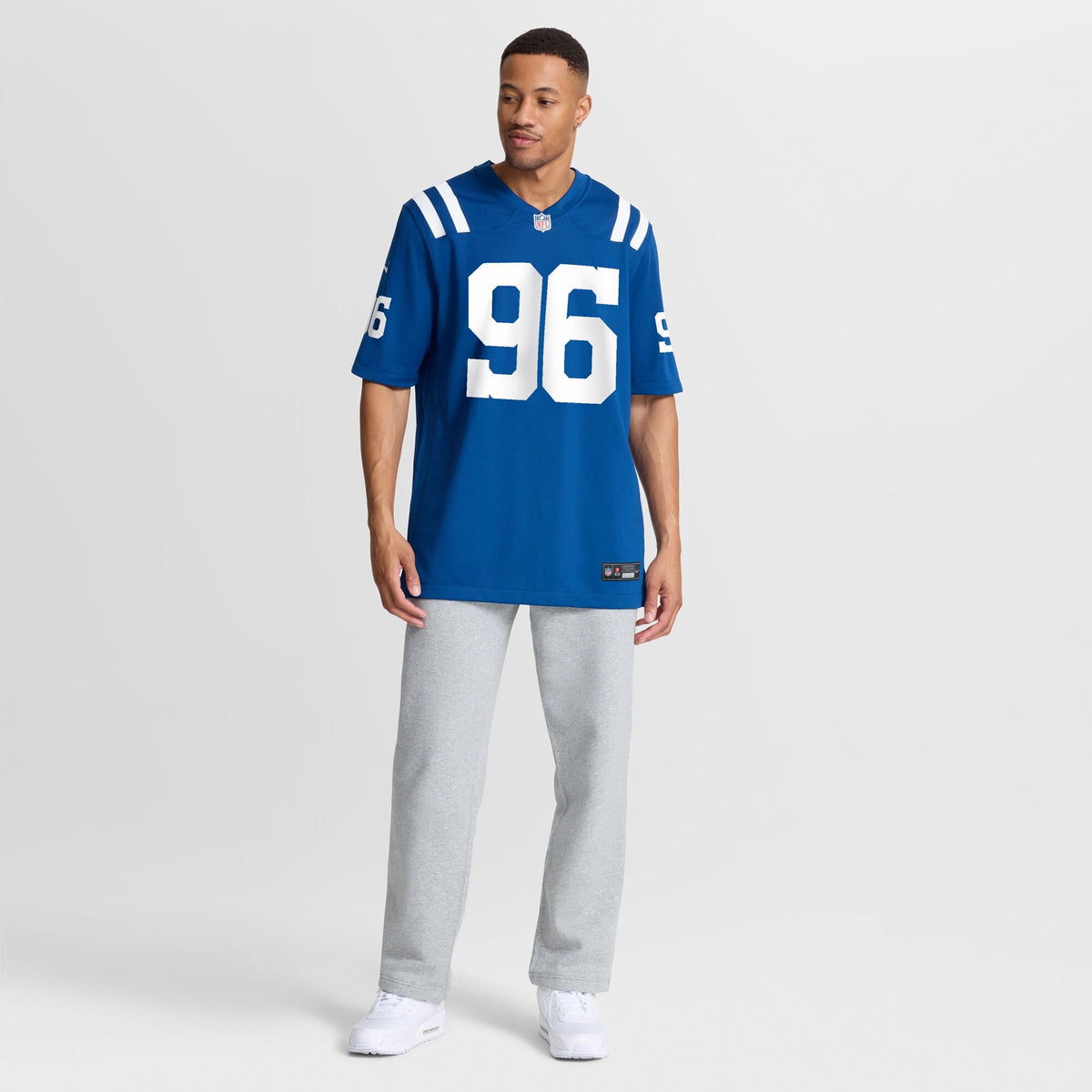 Indianapolis Colts Chris Wormley Royal Team Game Football Jersey