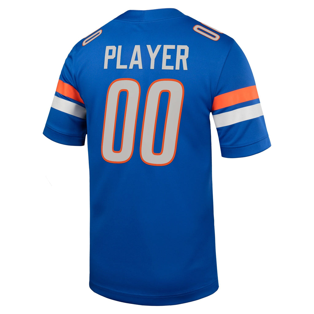 Boise State Broncos NIL Pick-A-Player Football Game Jersey - Royal