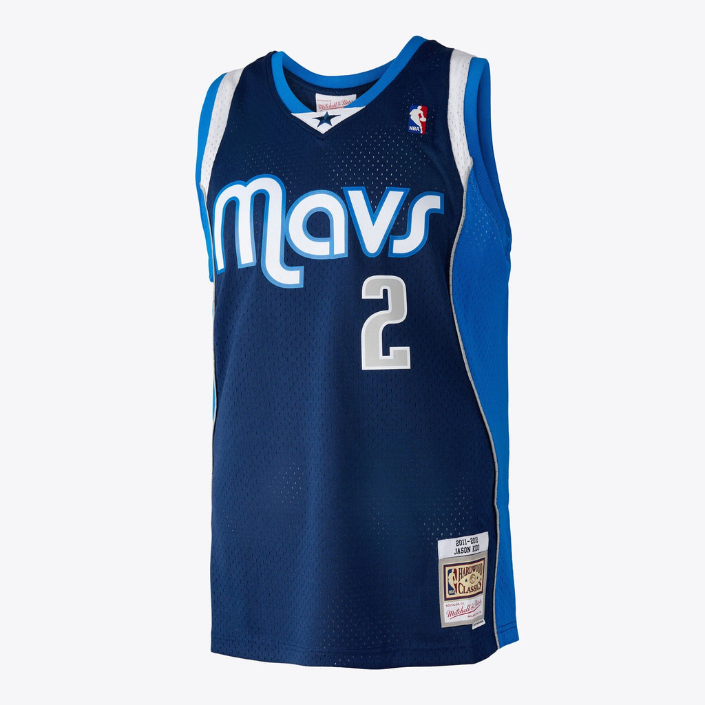 Dallas Mavericks Jason Kidd 2011 Swingman Jersey - Ash Blue