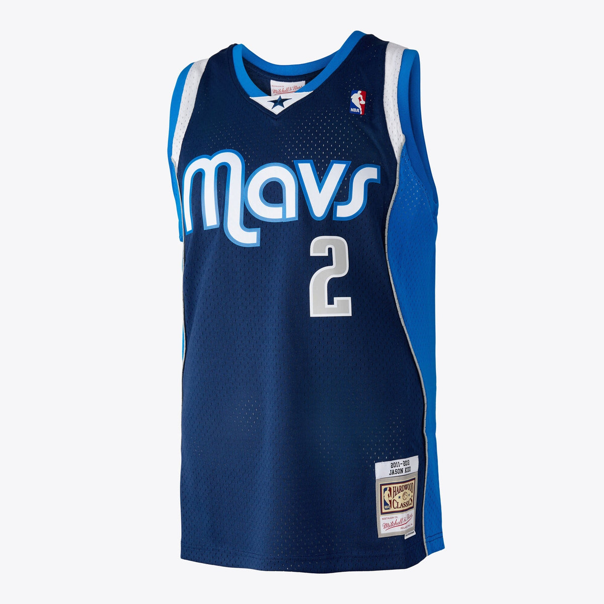Dallas Mavericks Jason Kidd 2011 Swingman Jersey - Ash Blue