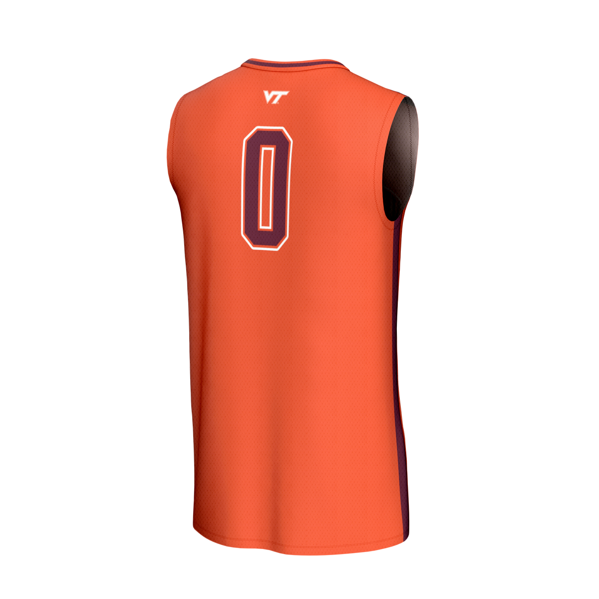 #0 Virginia Tech Hokies Collegiate Basketball Fashion Jersey - Orange