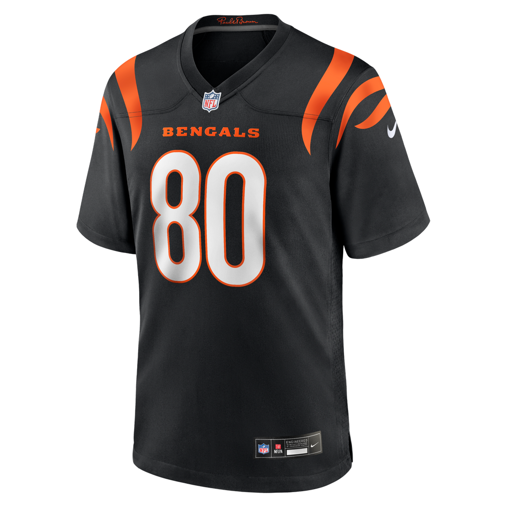 Cincinnati Bengals Cris Collinsworth Black Team Retired Player Game Football Jersey