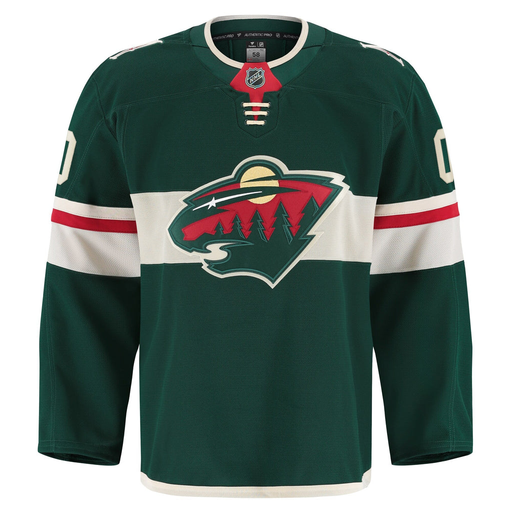 Minnesota Wild Green Home Pro Custom Jersey