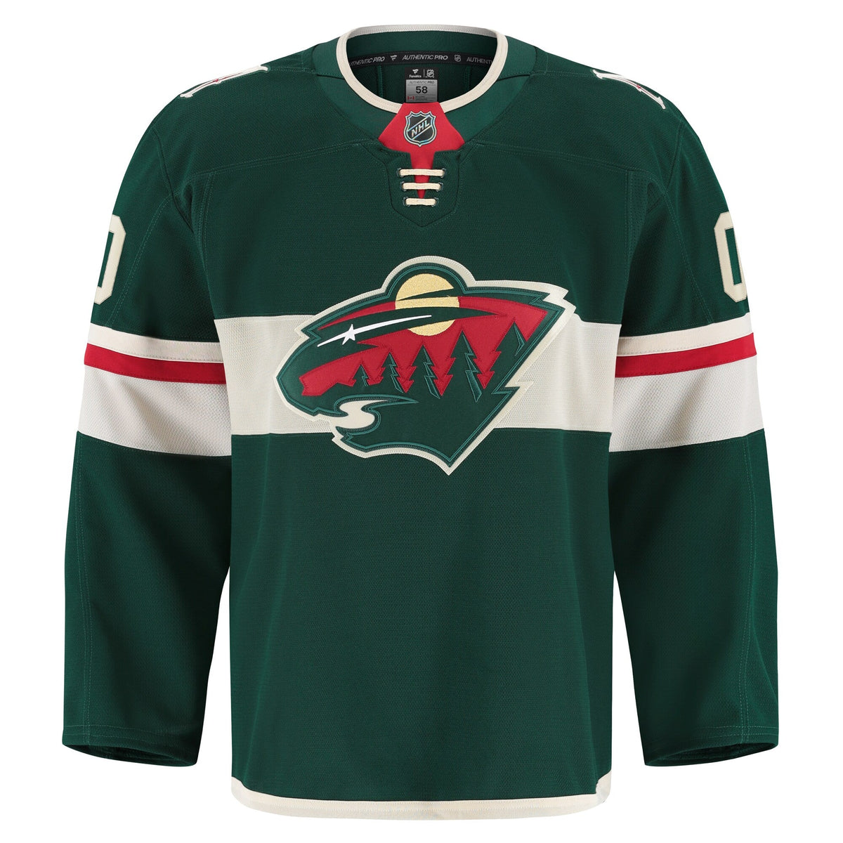 Minnesota Wild Green Home Pro Custom Jersey