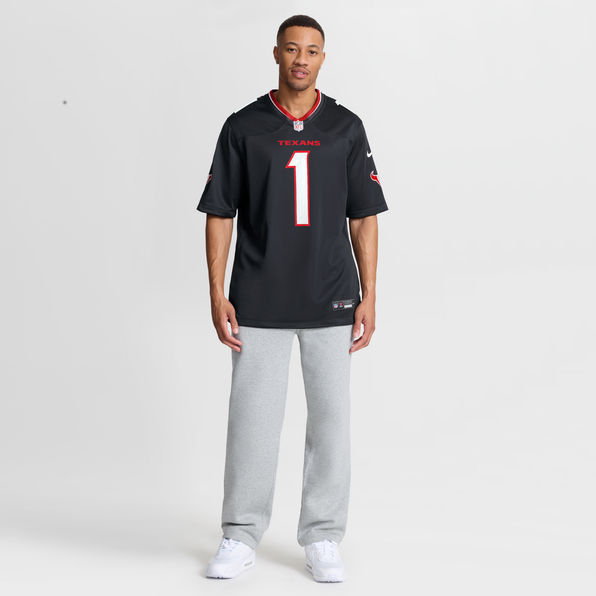 Houston Texans Tank Dell Navy Team Game Football Jersey