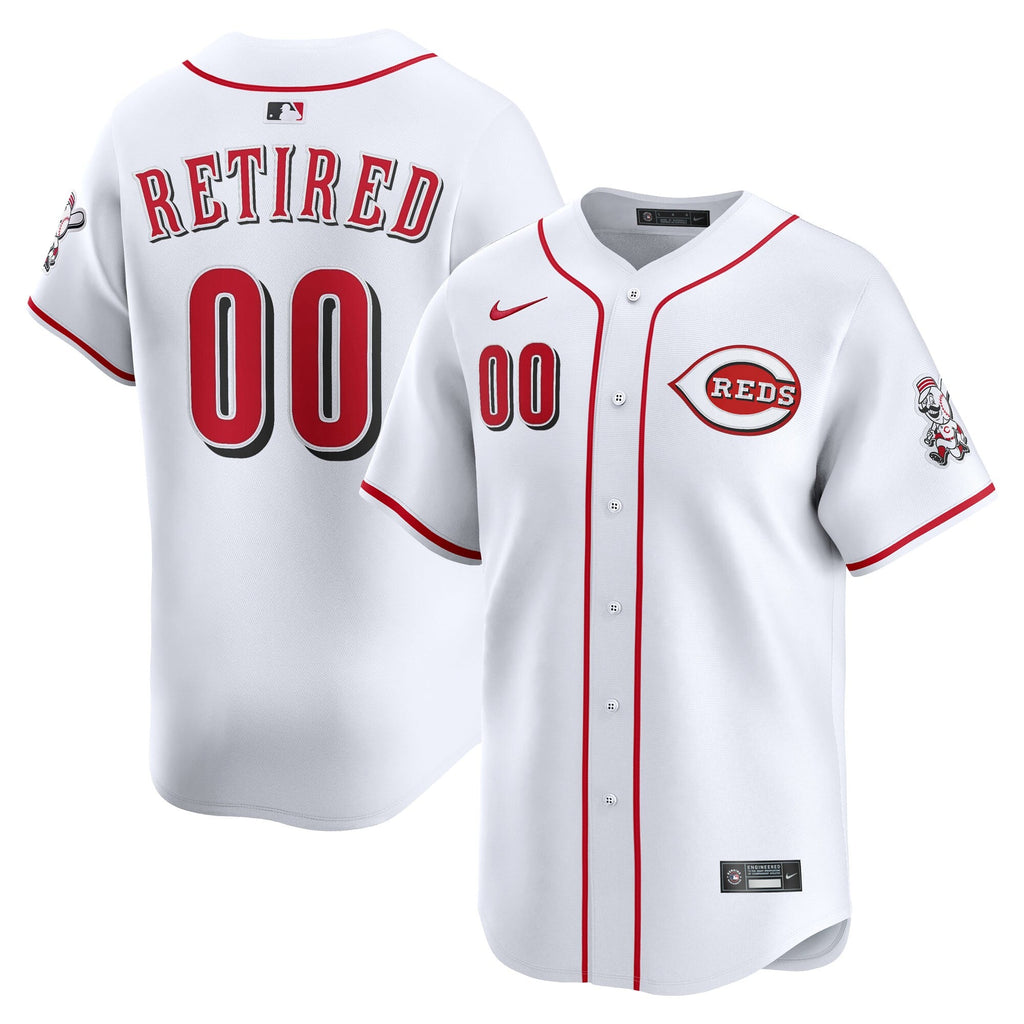 Cincinnati Reds White Home Limited Pick-A-Player Retired Roster Baseball Jersey