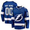 Tampa Bay Lightning Blue Home Breakaway Custom Hockey Jersey