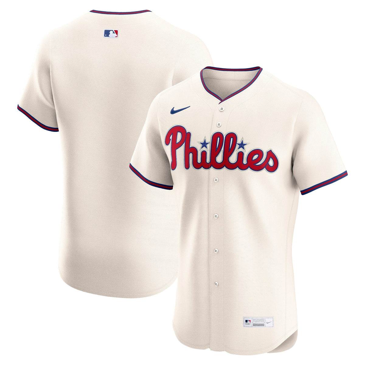 Philadelphia Phillies Cream Alternate 2 Elite Baseball Jersey