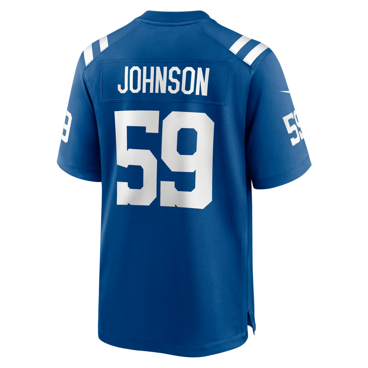 Indianapolis Colts Buddy Johnson Royal Team Game Football Jersey