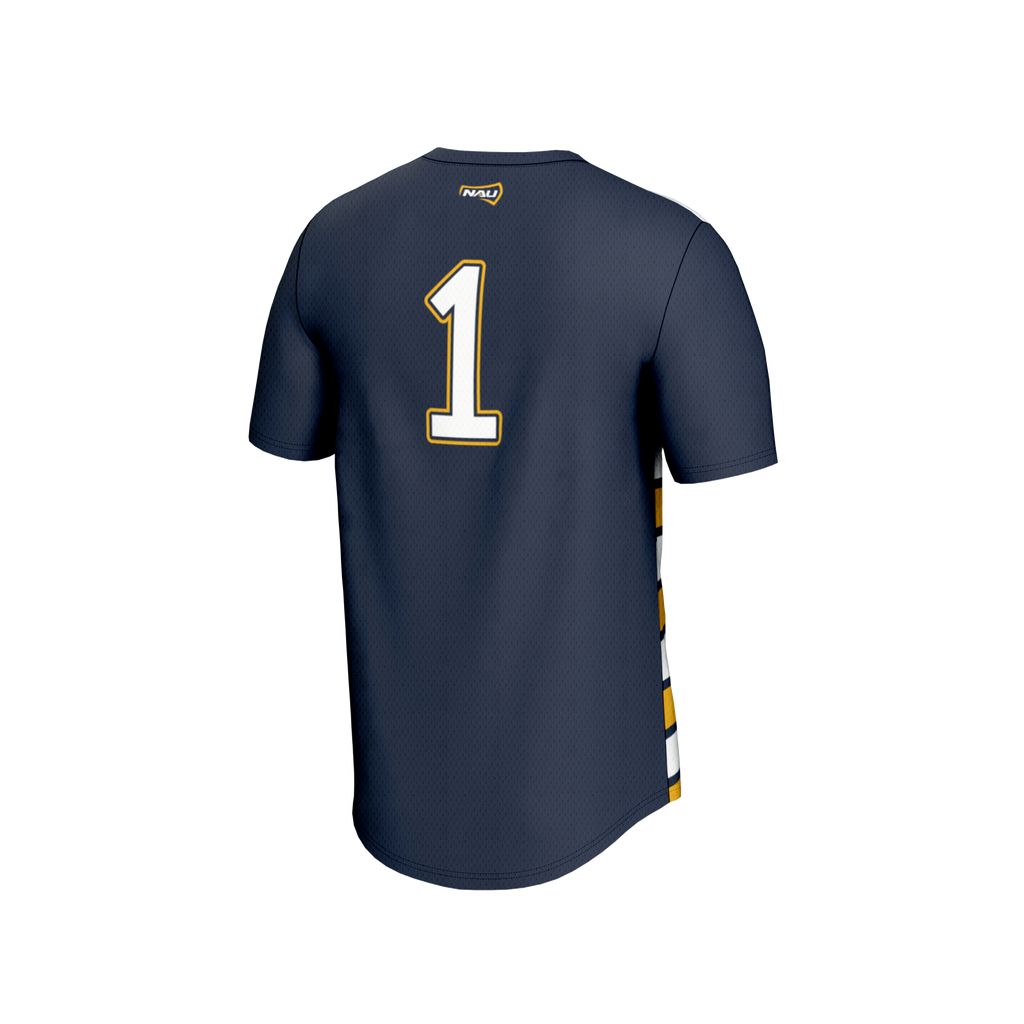 #1 Northern Arizona Lumberjacks Lightweight Soccer Fashion Jersey - Navy