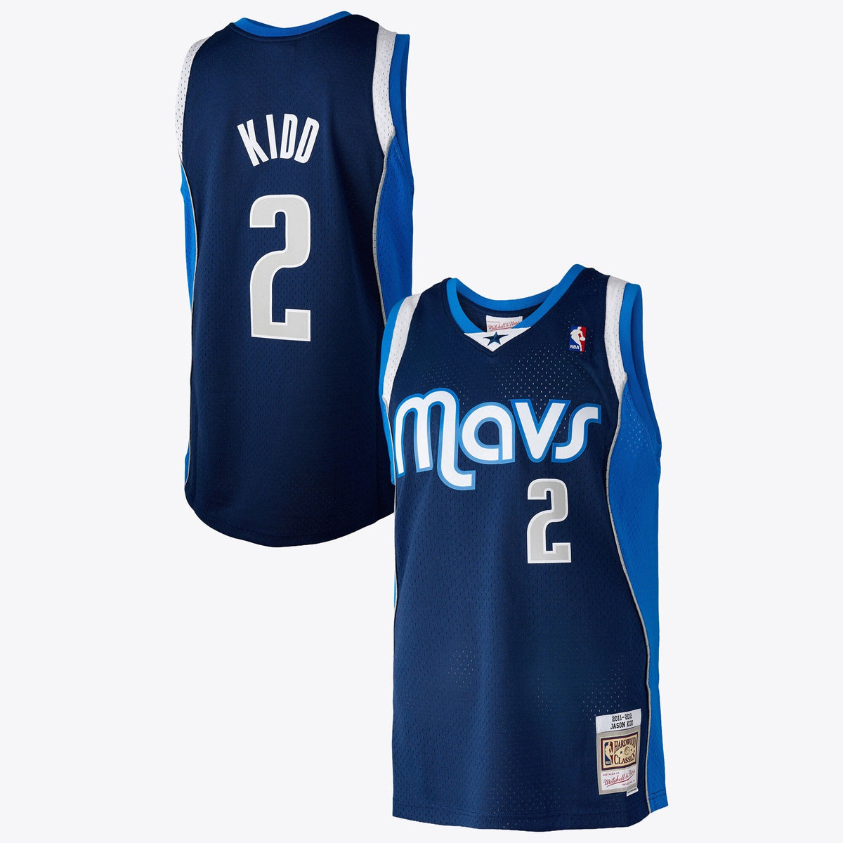 Dallas Mavericks Jason Kidd 2011 Swingman Jersey - Ash Blue