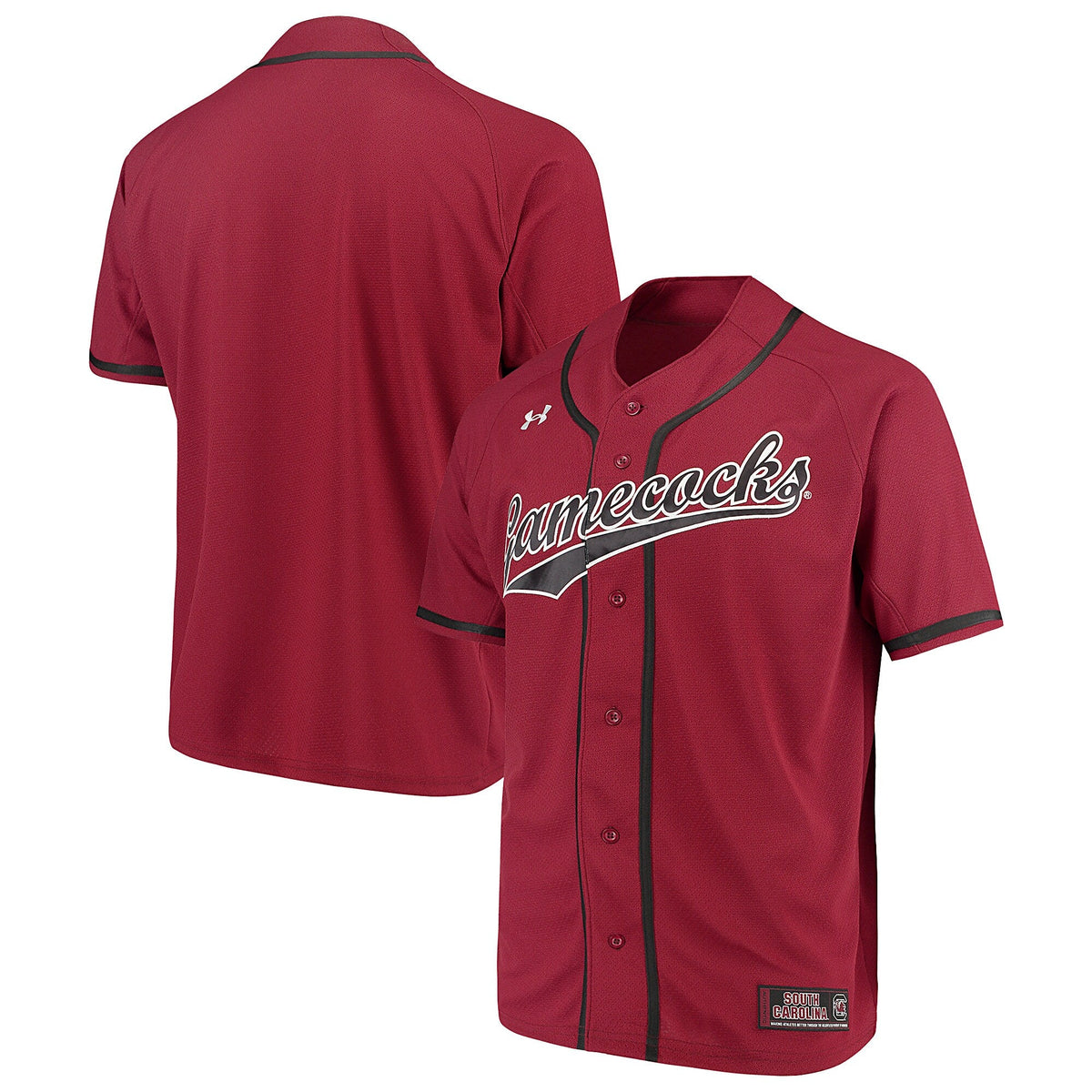South Carolina Gamecocks Performance Replica Baseball Jersey - Garnet