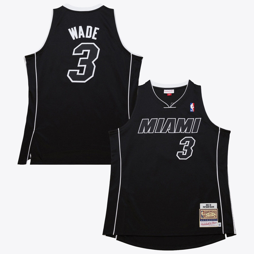 Miami Heat Dwyane Wade 2011 Dark Alternate Jersey - Black