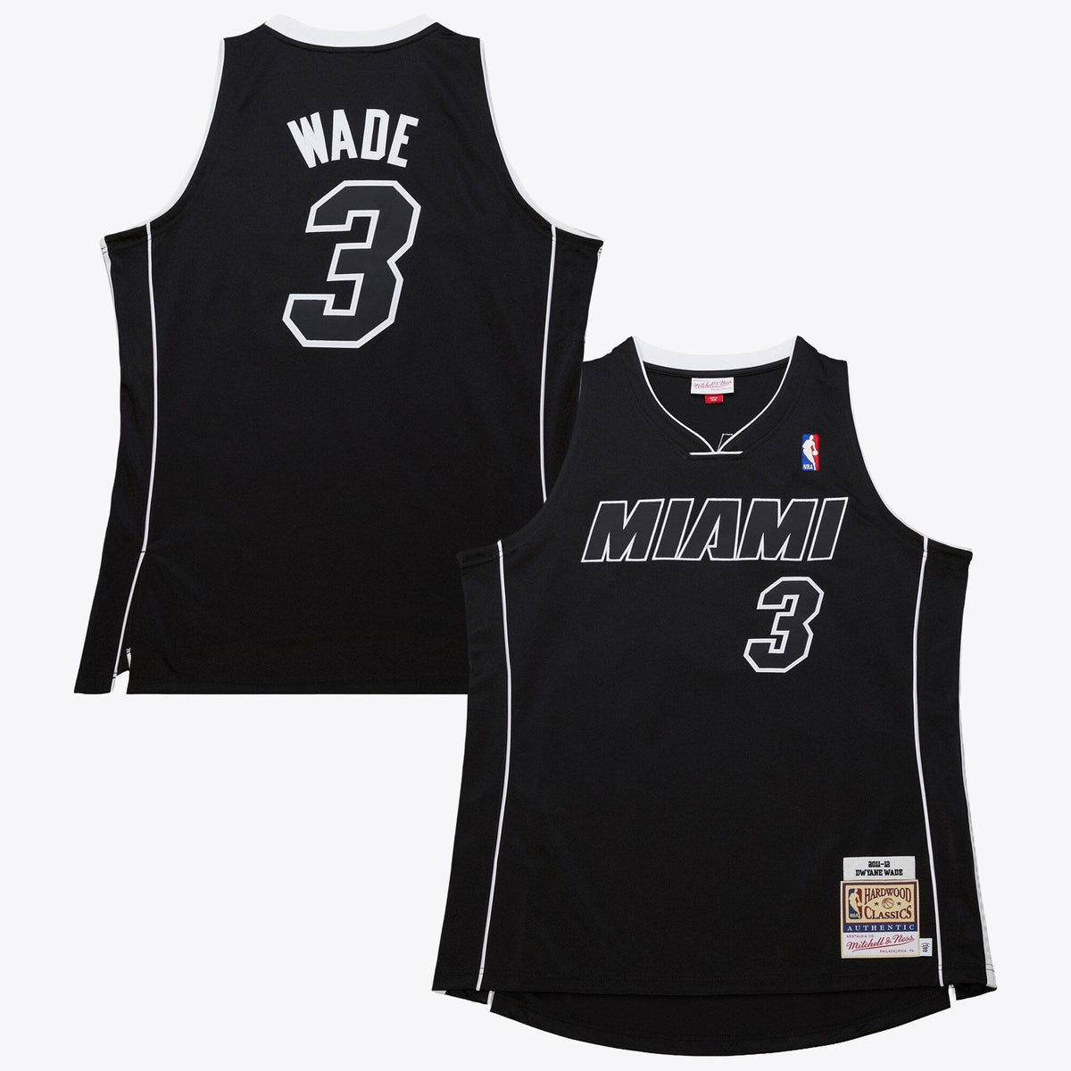 Miami Heat Dwyane Wade 2011 Dark Alternate Jersey - Black
