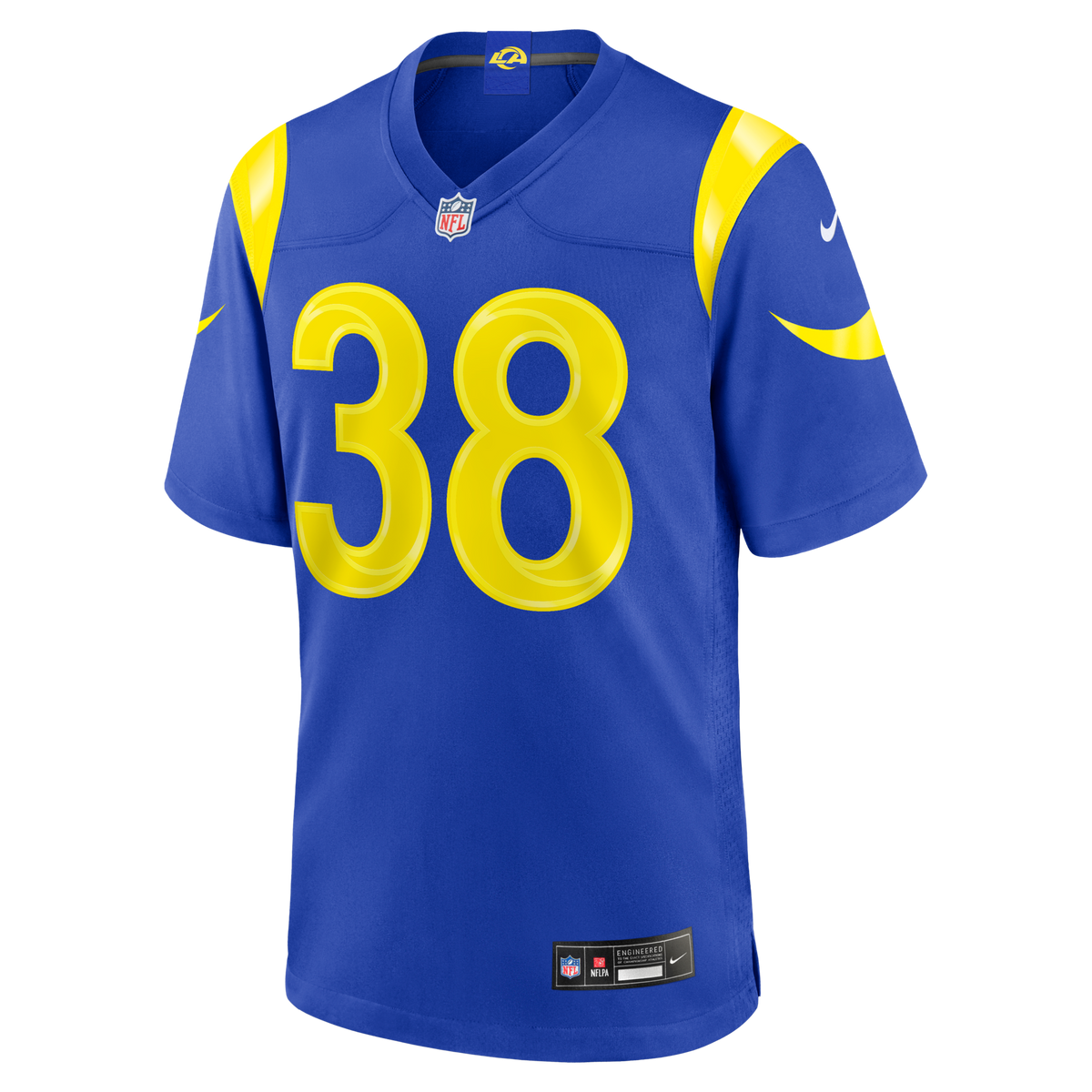 Los Angeles Rams Dan Villari Royal Game Football Jersey