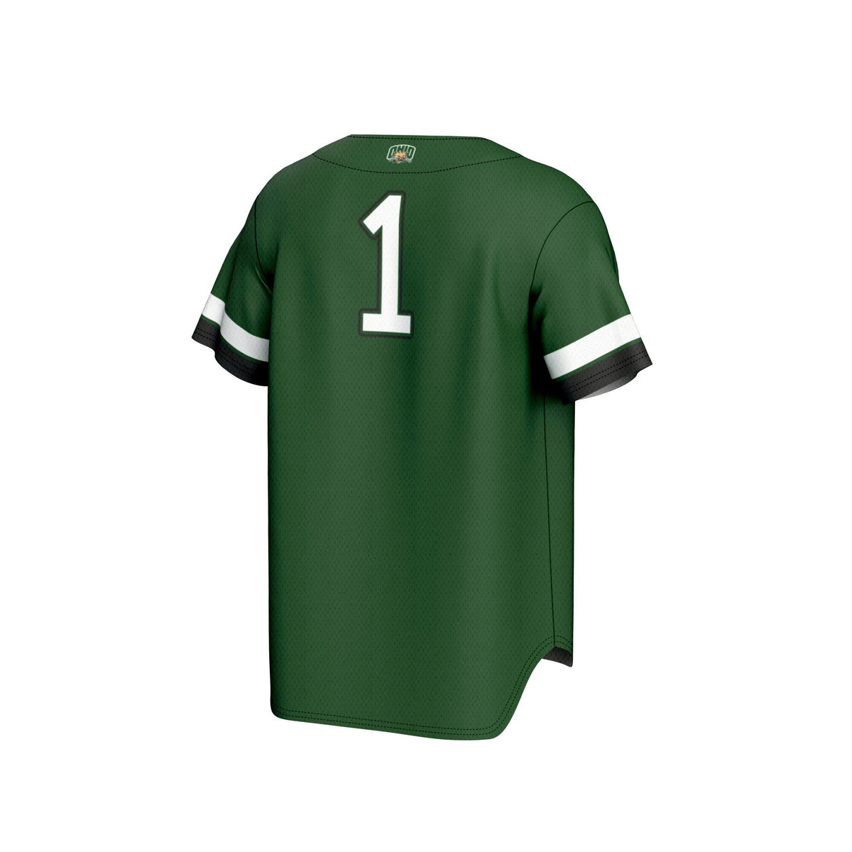 #1 Ohio Bobcats Lightweight Collegiate Baseball Fashion Jersey - Green