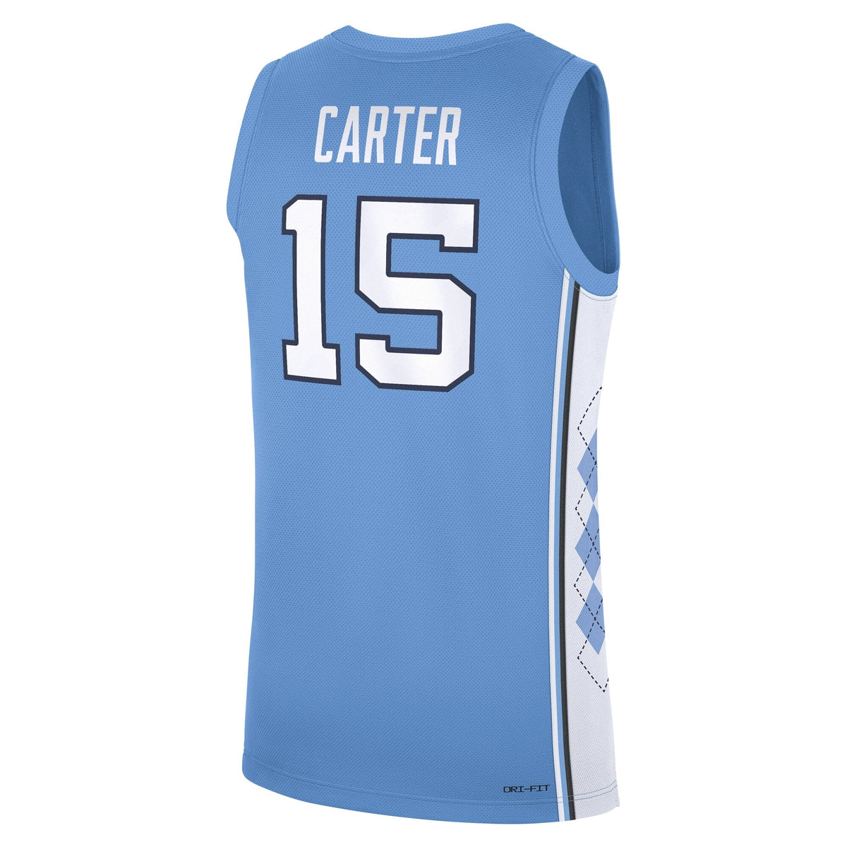 Vince Carter Carolina Blue North Carolina Tar Heels Road Replica Basketball Jersey