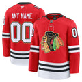 Chicago Blackhawks Red Centennial Premium Custom Jersey