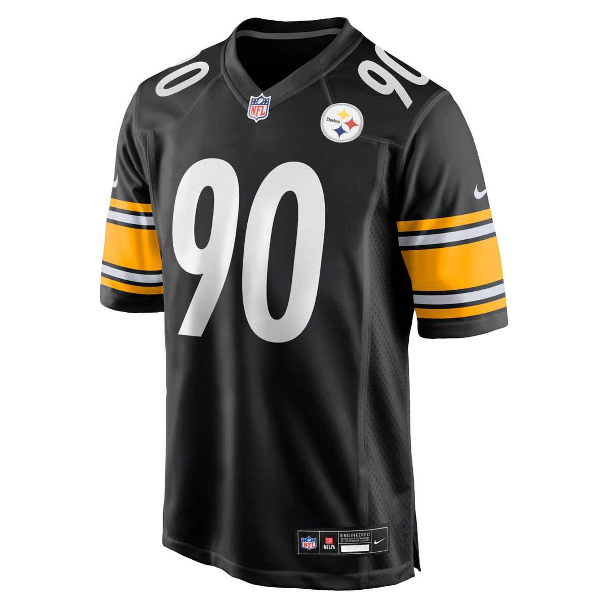 Pittsburgh Steelers T.J. Watt Black Game Football Jersey