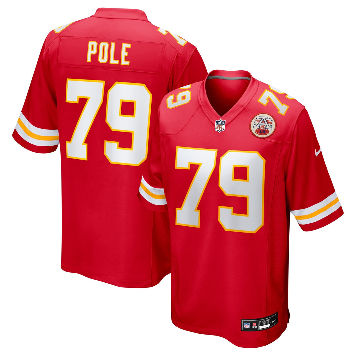 Kansas City Chiefs Esa Pole Red Team Game Football Jersey