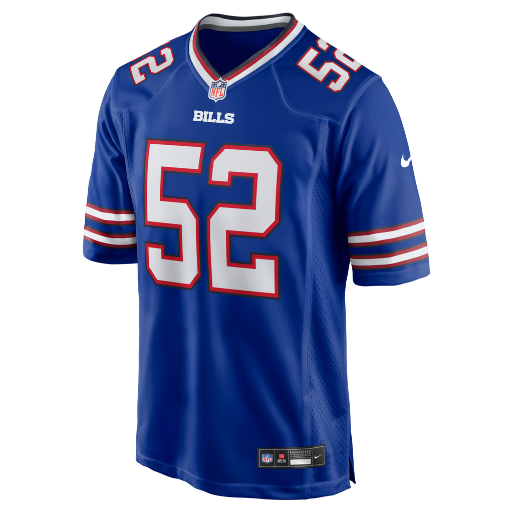 Buffalo Bills Kaleb Elarms-Orr Royal Team Game Football Jersey