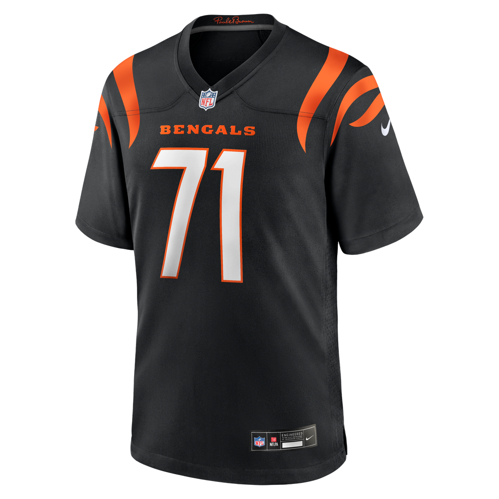 Cincinnati Bengals Amarius Mims Black Player Game Football Jersey