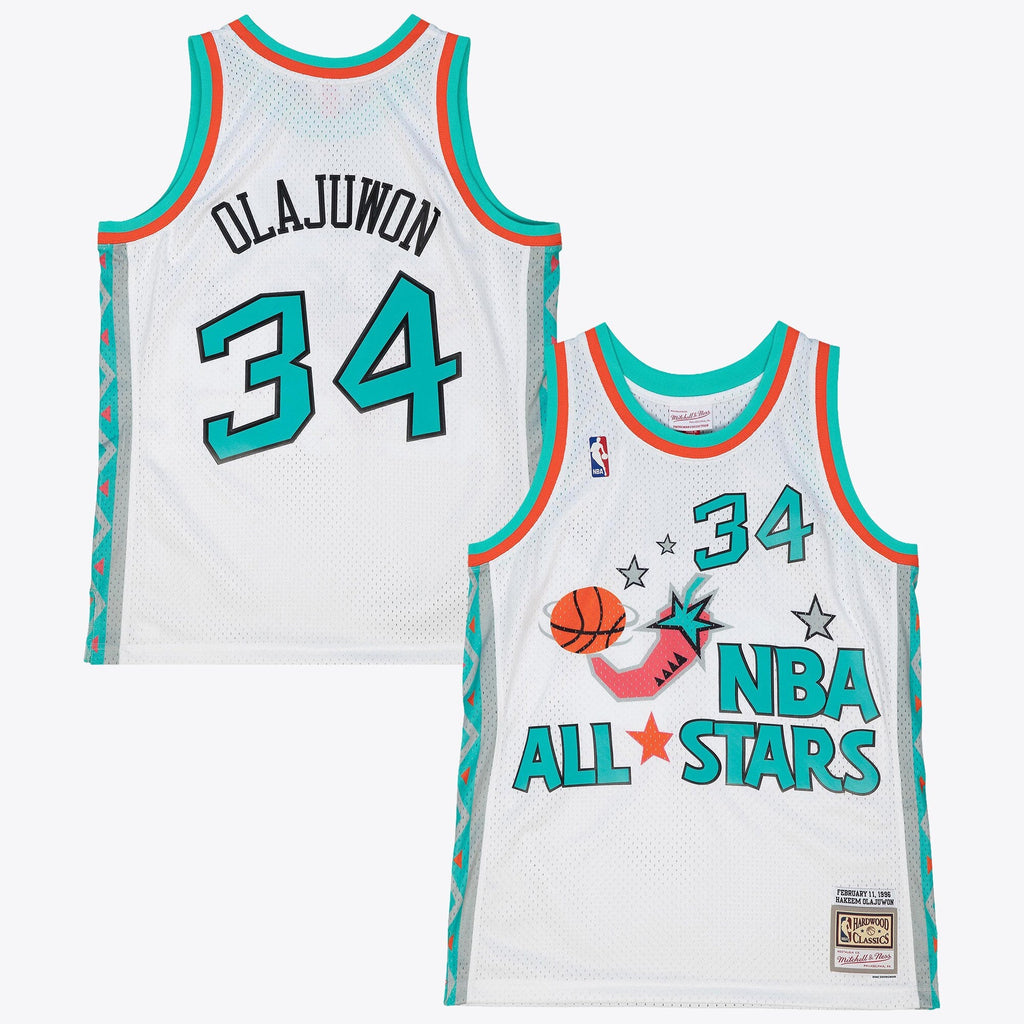 NBA Hakeem Olajuwon 1996 Swingman Jersey All-Star - White
