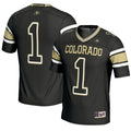 #1 Black Colorado Buffaloes Endzone Football Jersey