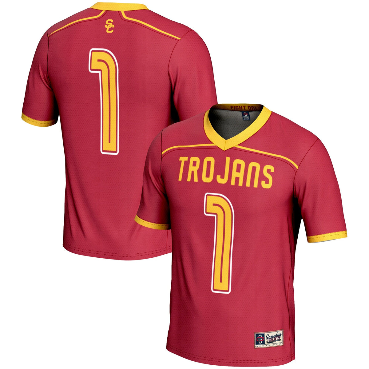 USC Trojans #1 Lightweight Lacrosse Jersey - Cardinal