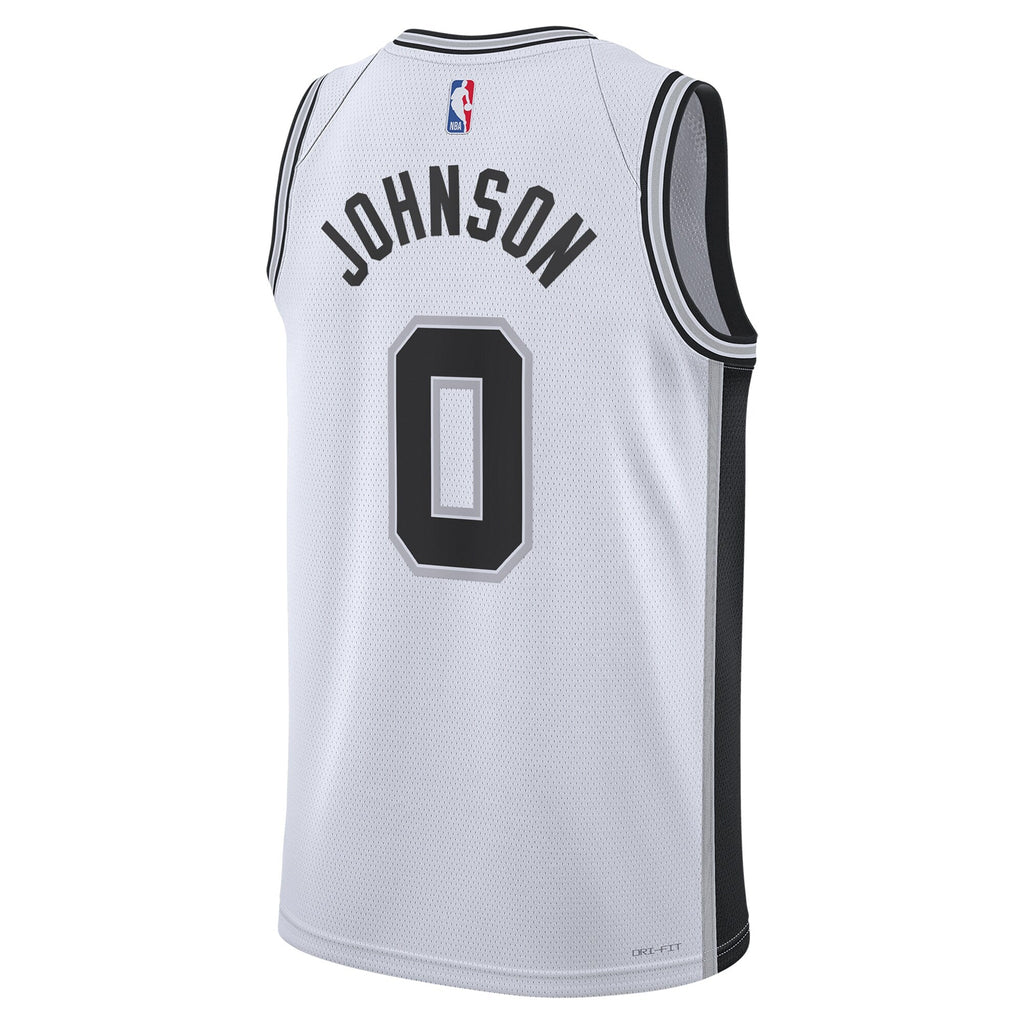 San Antonio Spurs Association Edition Swingman Jersey - White - Keldon Johnson