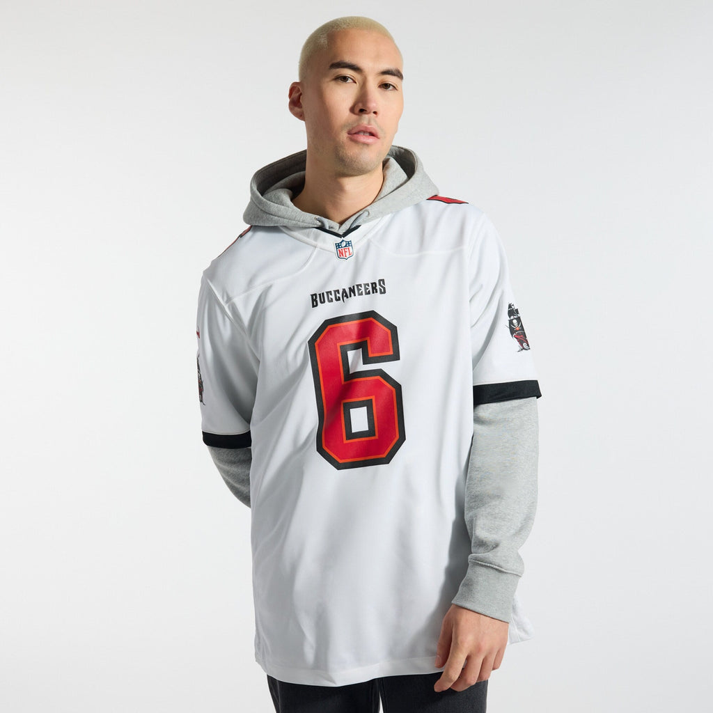 Tampa Bay Buccaneers Baker Mayfield White Away Game Football Jersey