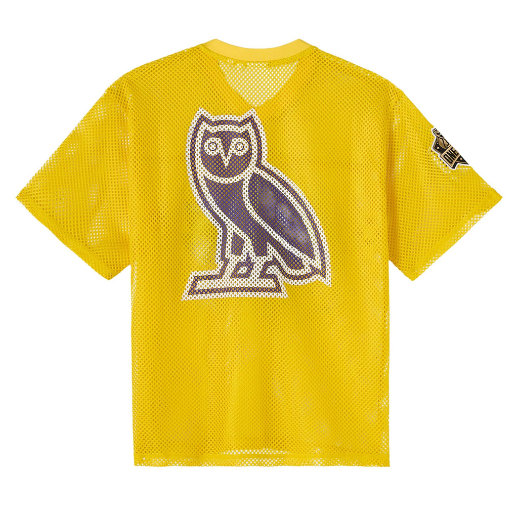 Los Angeles Lakers X OVO Mesh Football Jersey