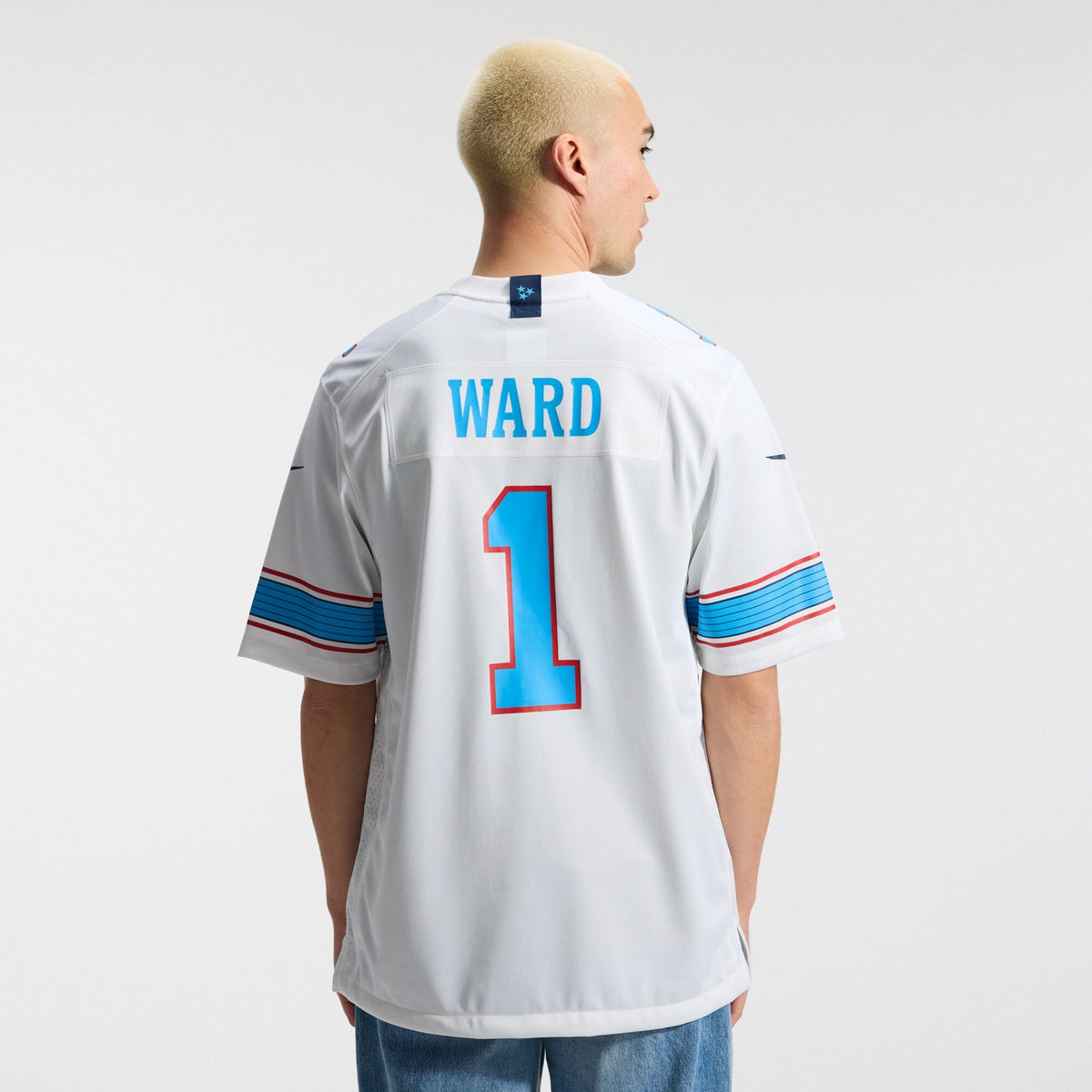 Tennessee Titans Cameron Ward White Game Football Jersey