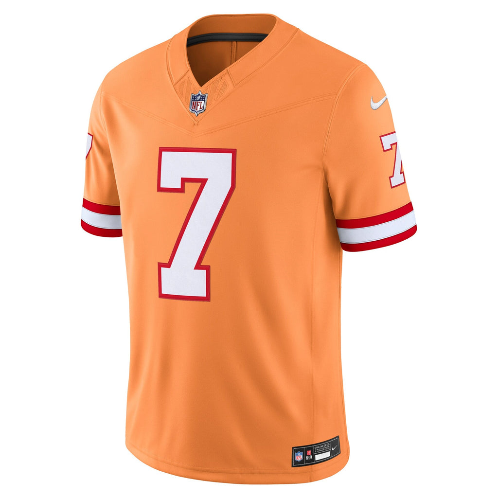 Tampa Bay Buccaneers Bucky Irving Creamsicle Alternate Vapor F.U.S.E. Stitched Limited Football Jersey
