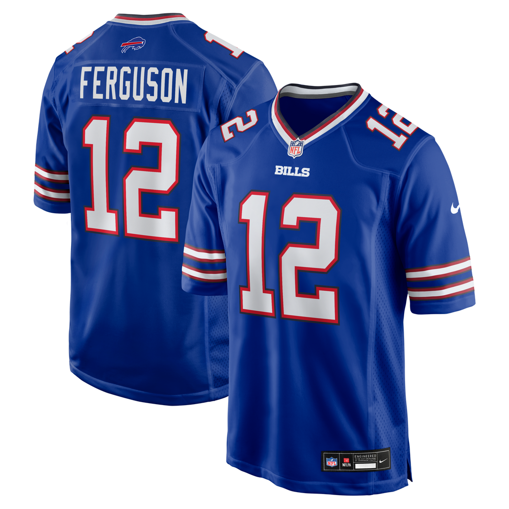 Buffalo Bills Joe Ferguson Royal Game Retired Player Football Jersey