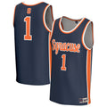 Navy Syracuse Orange Lightweight Collegiate Basketball Fashion Jersey
