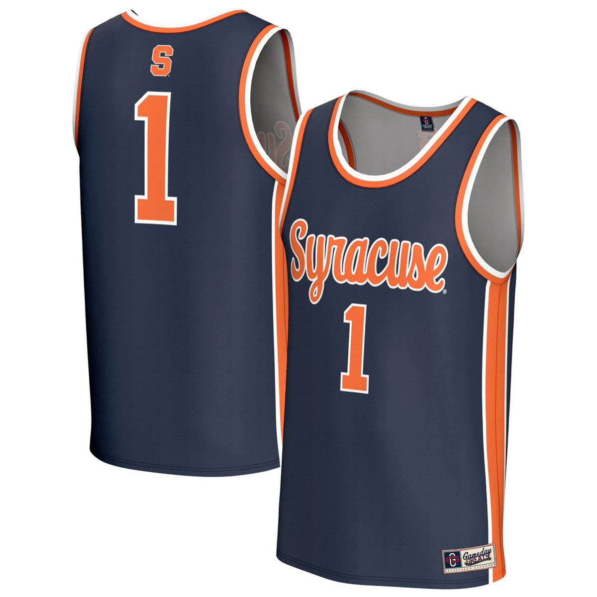Navy Syracuse Orange Lightweight Collegiate Basketball Fashion Jersey