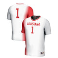 #1 Louisiana Ragin' Cajuns Lightweight Soccer Jersey - White