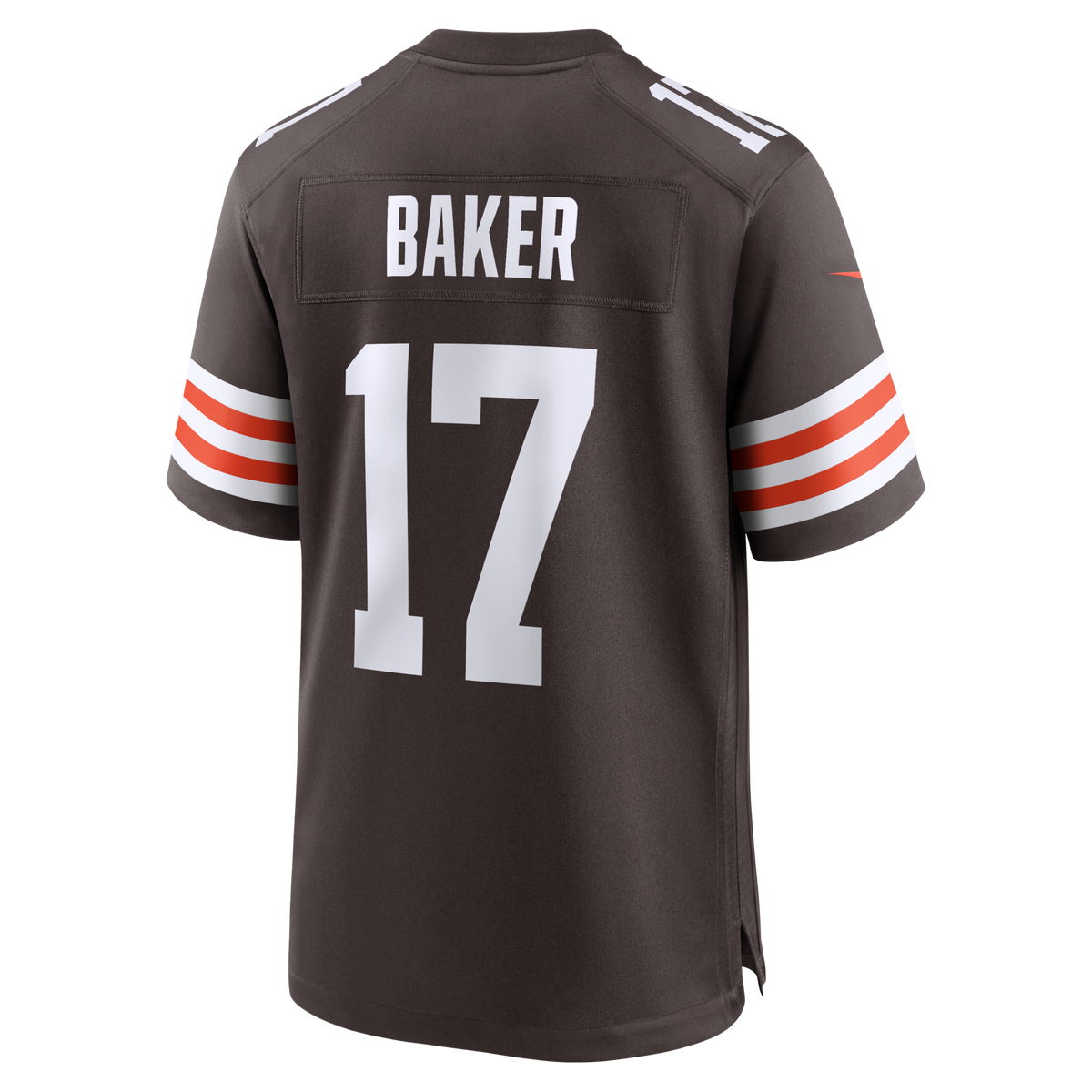 Cleveland Browns Jerome Baker Brown Team Game Football Jersey