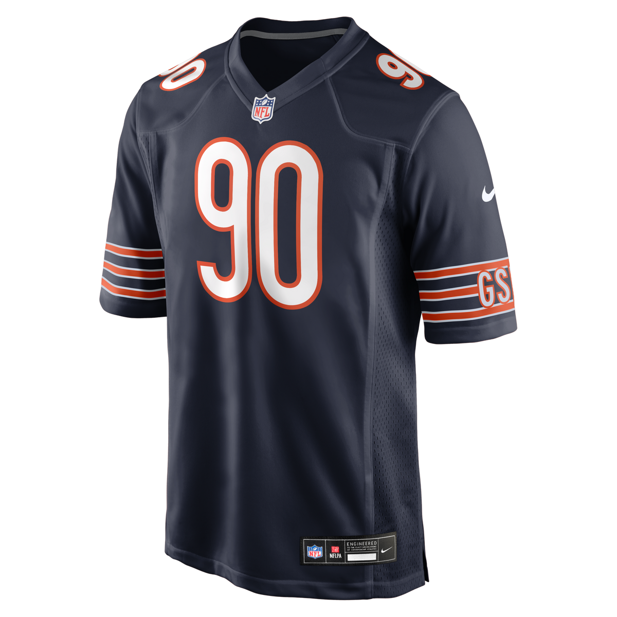 Chicago Bears Neville Gallimore Navy Team Game Football Jersey