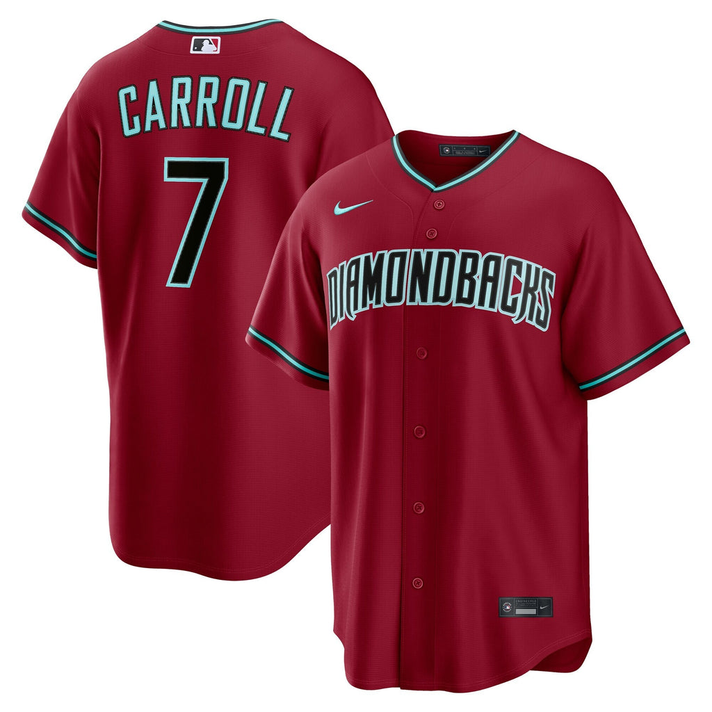 Arizona Diamondbacks Corbin Carroll Crimson Alternate 2 Replica Baseball Jersey