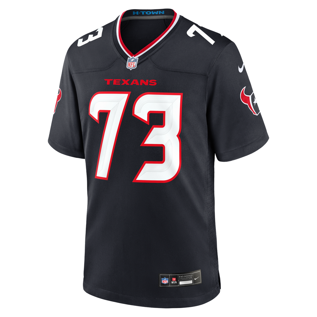 Houston Texans Derrick Graham Navy Team Game Football Jersey