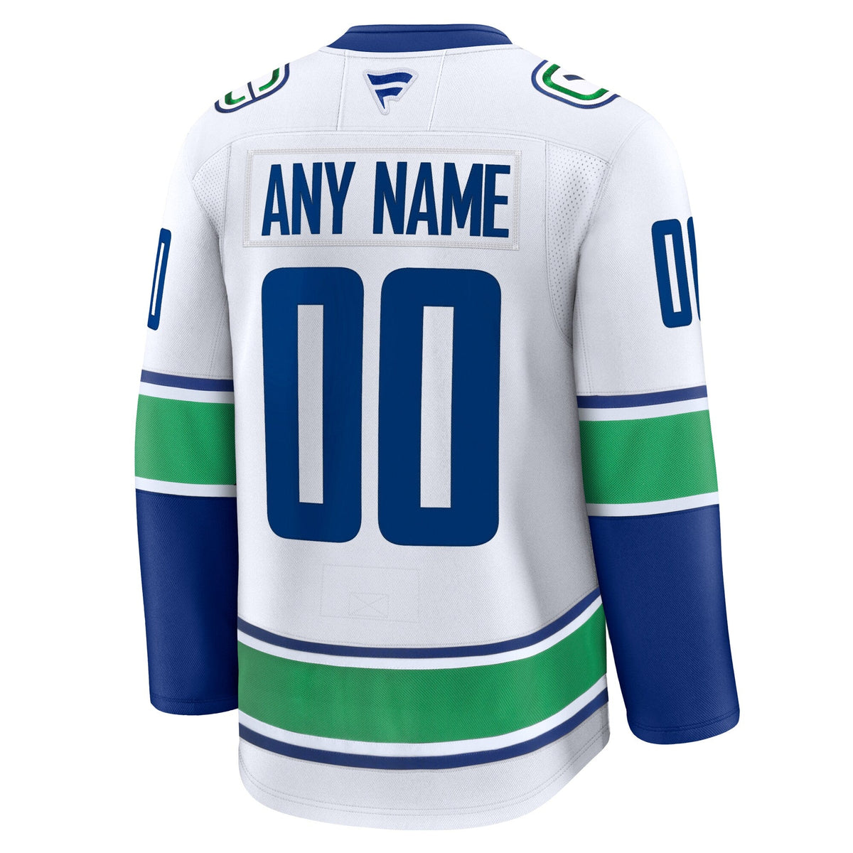 Vancouver Canucks White Away Premium Custom Jersey
