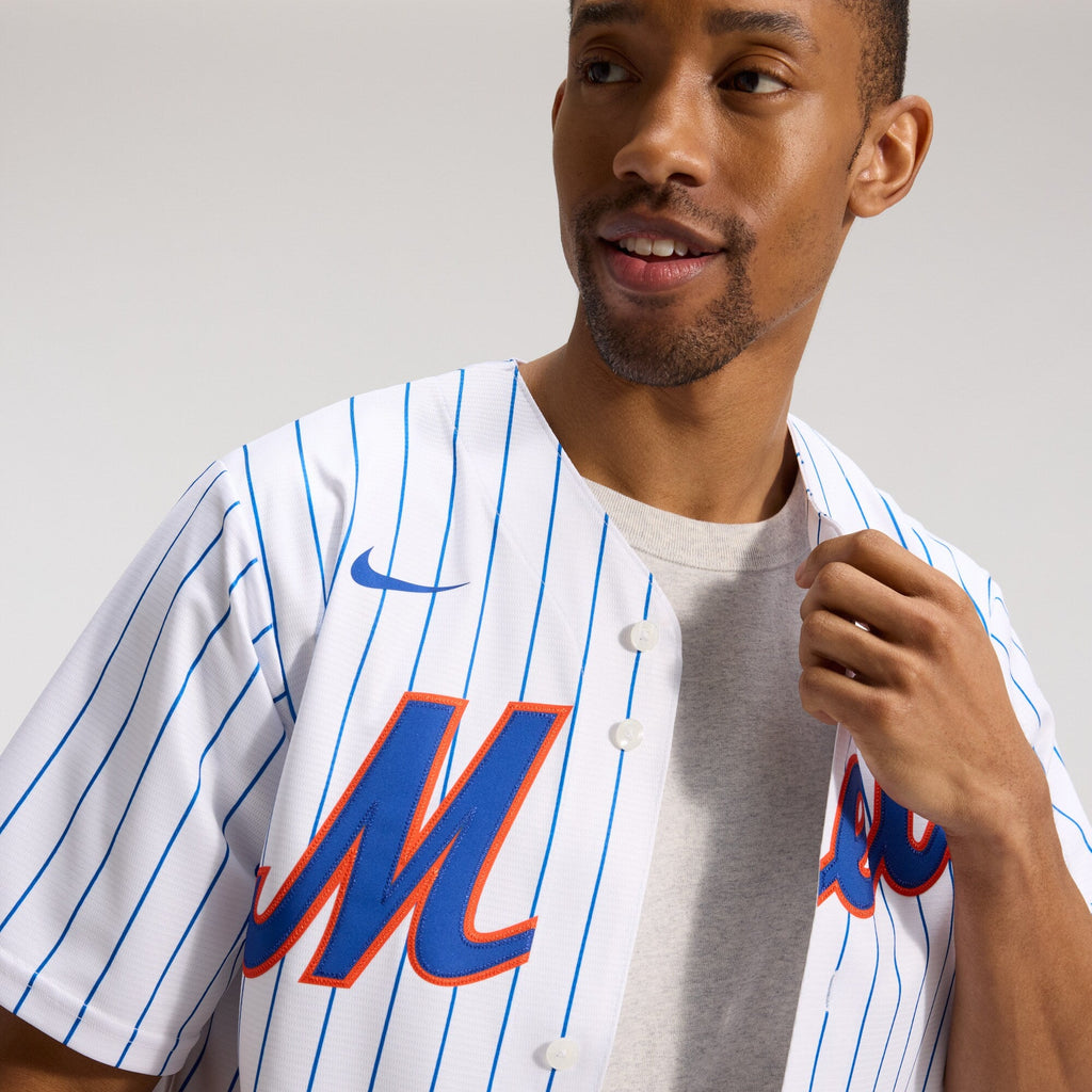 New York Mets White Home Replica Player Baseball Jersey