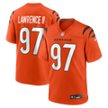 Cincinnati Bengals Dexter Lawrence II Orange Game Football Jersey