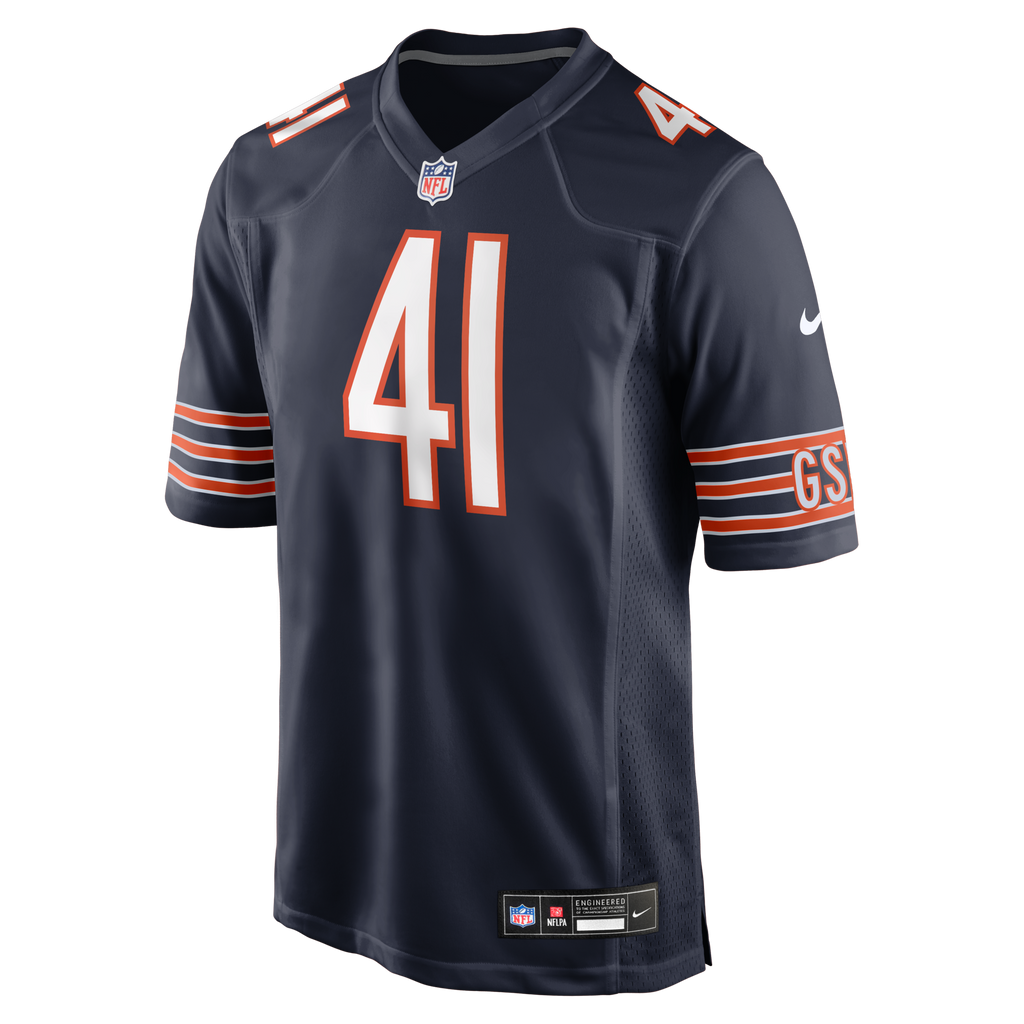 Chicago Bears Brian Piccolo Navy Game Retired Player Football Jersey