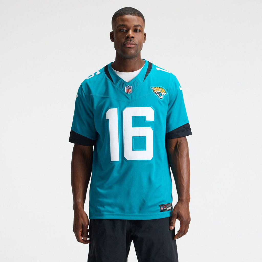 Jacksonville Jaguars Trevor Lawrence Teal Team Vapor F.U.S.E. Stitched Limited Football Jersey