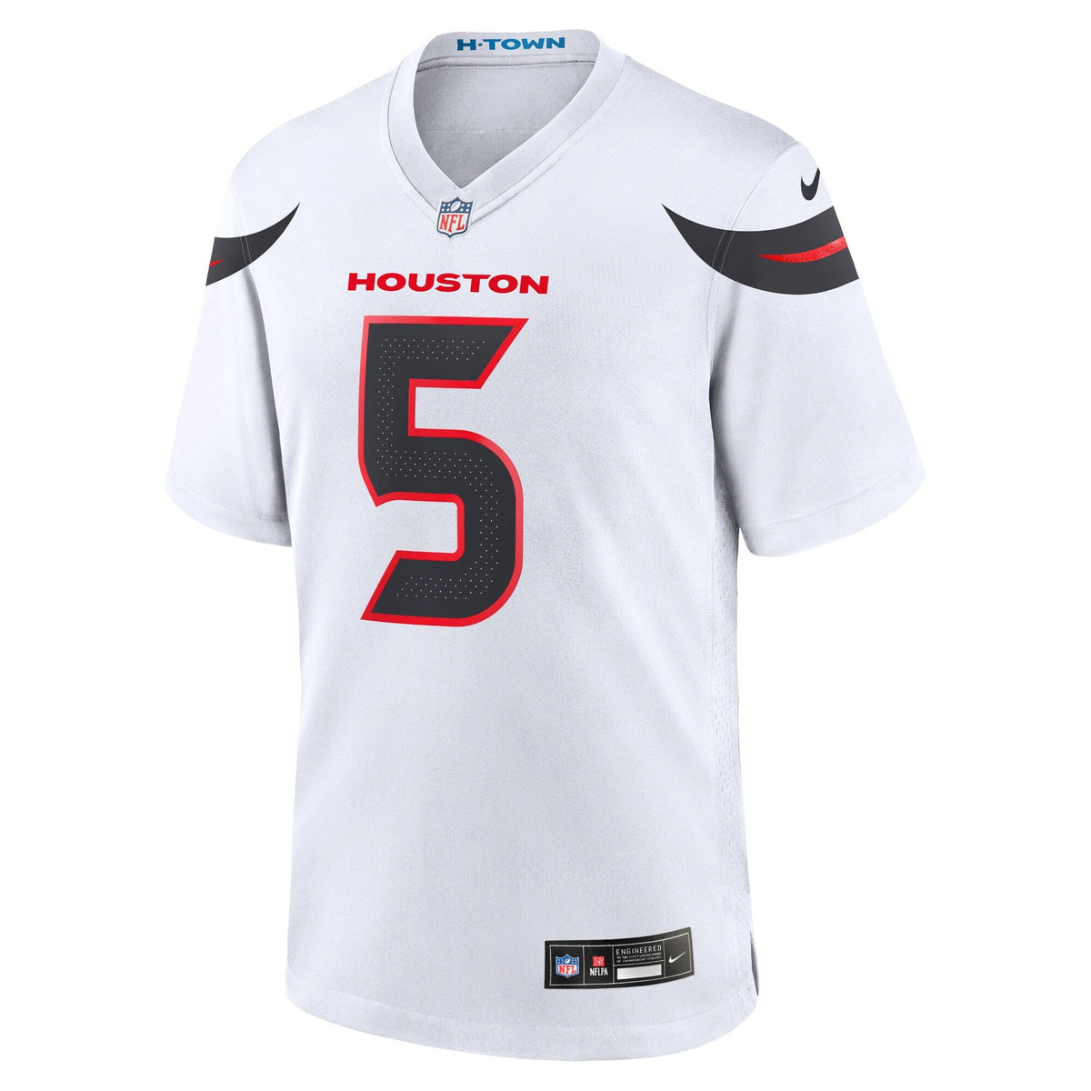 Houston Texans Jalen Pitre White Game Football Jersey