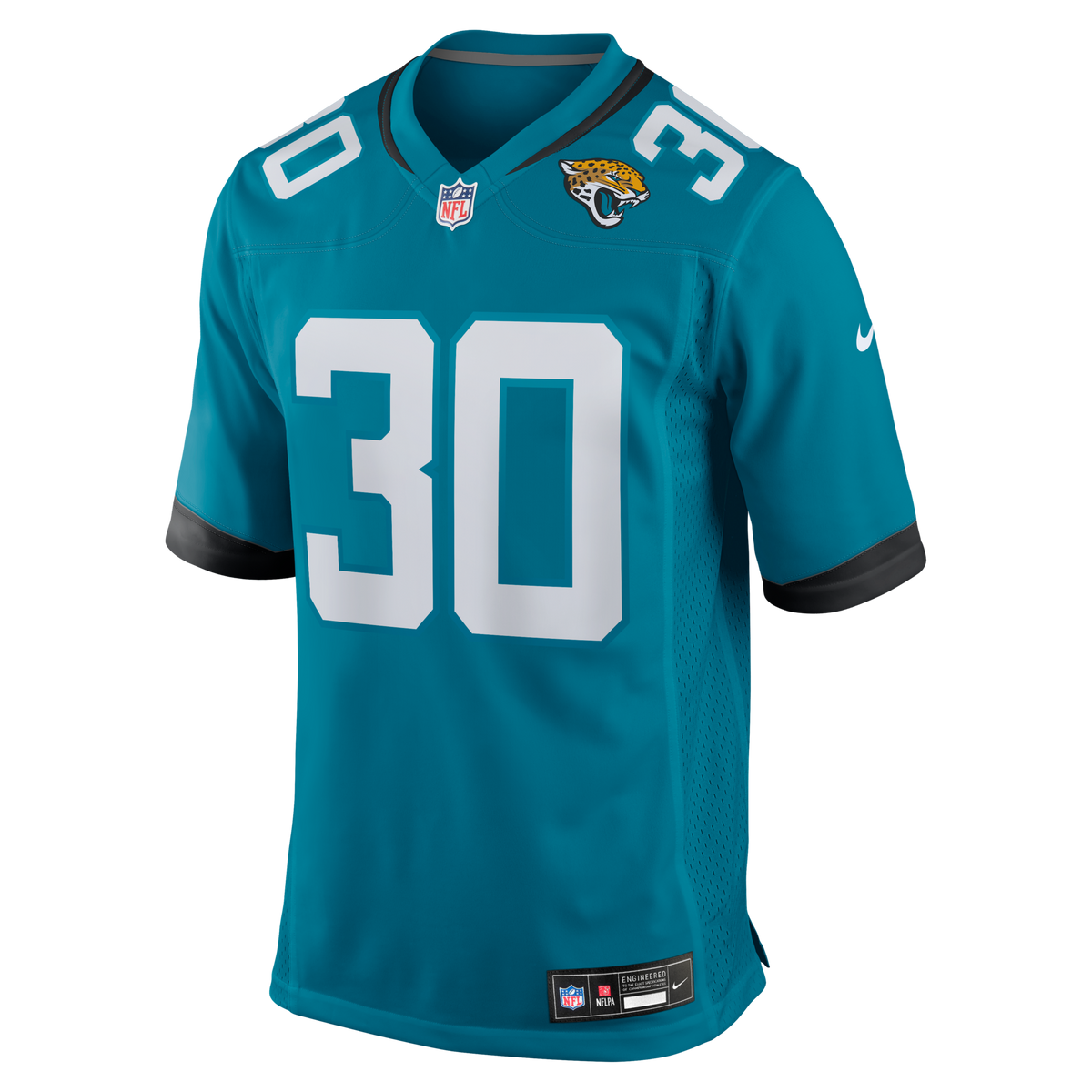 Jacksonville Jaguars Montaric Brown Teal Game Player Football Jersey