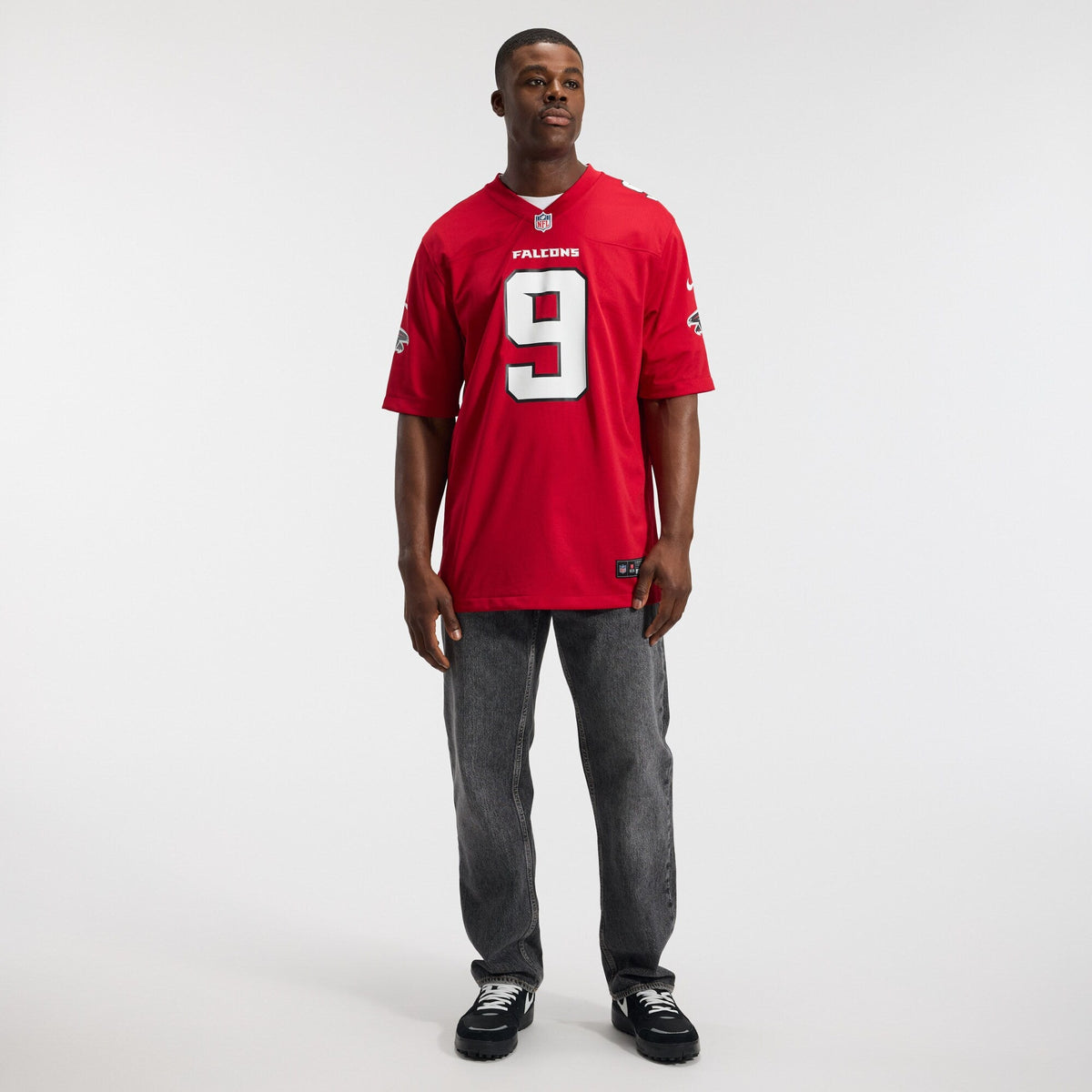 Atlanta Falcons Michael Penix Jr. Red Game Football Jersey